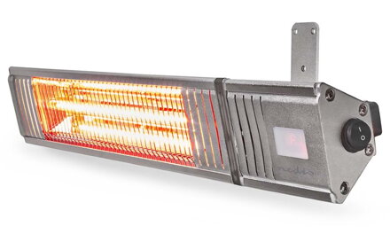 NEDIS ohřívač terasy/ spotřeba 2000 W/ 9 nastavení teploty/ IP65/ na zeď/ hliník NEDIS ohřívač terasy/ spotřeba 2000 W/ 9 nastavení teploty/ IP65/ na zeď/ hliník