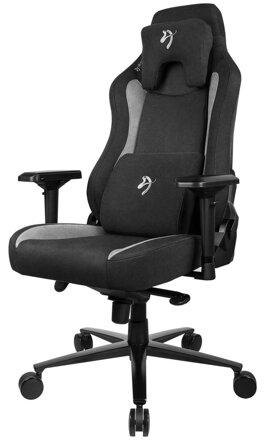 AROZZI herní židle VERNAZZA SUPERSOFT Fabric Black/ černá