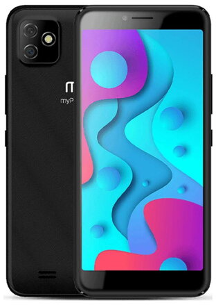 myPhone Fun 9 - černý   5,45" IPS/ dual SIM/ 16GB/ 2GB RAM/ LTE/ Android 11