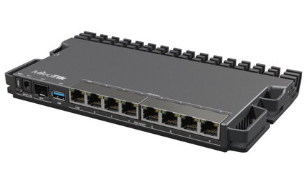 MikroTik RouterBOARD RB5009UPr+S+IN, 4x 1,4 GHz, 7x Gbit PoE LAN, 1x 2,5 Gbit PoE LAN, USB 3.0, SFP+, L5