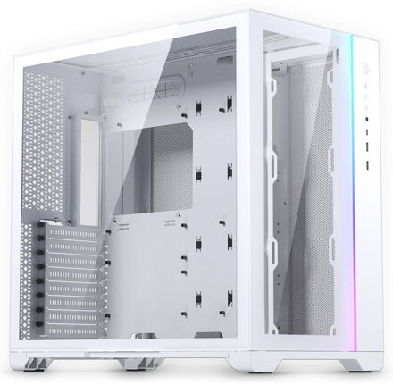 Magniumgear Powered by Phanteks NEO Qube v.2 / ATX / 2 x USB 3.0 / USB-C 3.1 / ARGB / tvrzené sklo / bílá