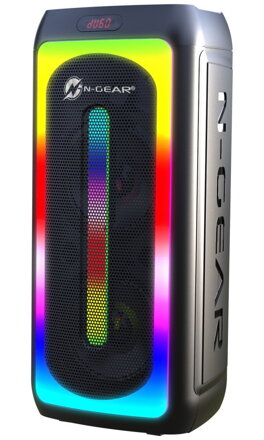 N-GEAR PARTY LET'S GO PARTY SPEAKER JUKE 808/ BT/ 500W/ USB/ MICRO SD/ DO/Disco LED/ 2x MIC