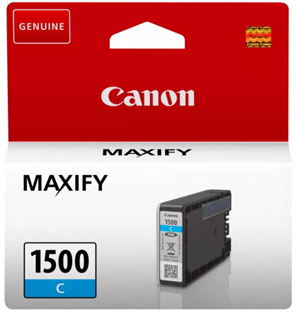 Canon inkoustová náplň PGI-1500 C modrá