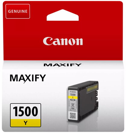 Canon inkoustová náplň PGI-1500 Y žlutá