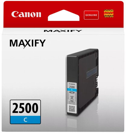 Canon inkoustová náplň PGI-2500 C modrá