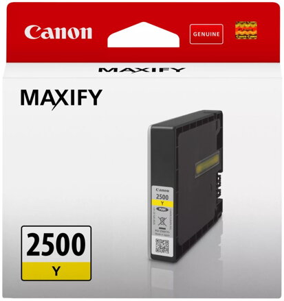 Canon inkoustová náplň PGI-2500 Y žlutá