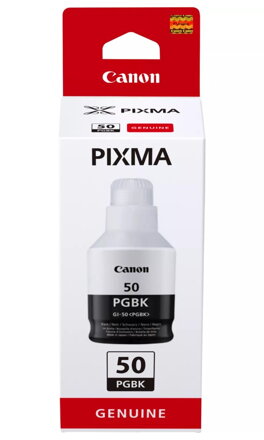 Canon inkoustová lahvička GI-50 PGBK  černá