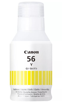 Canon inkoustová lahvička GI-56 Y žlutá