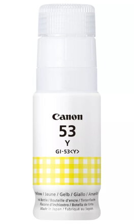 Canon inkoustová lahvička GI-53 Y žlutá