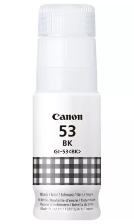 Canon inkoustová lahvička GI-53 BK černá