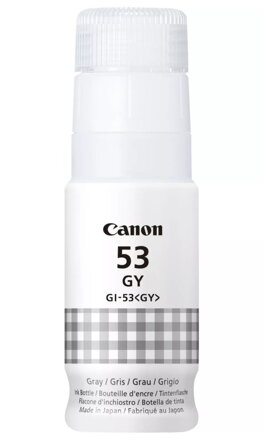 Canon inkoustová lahvička GI-53 GY šedá