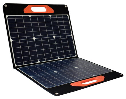 GOOWEI ENERGY Solárny panel skladací SN-ME-SC60W 60W pre nabíjanie NTB DC konektorom, USB A a C porty