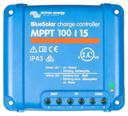 Victron BlueSolar 100/15 MPPT solárny regulátor