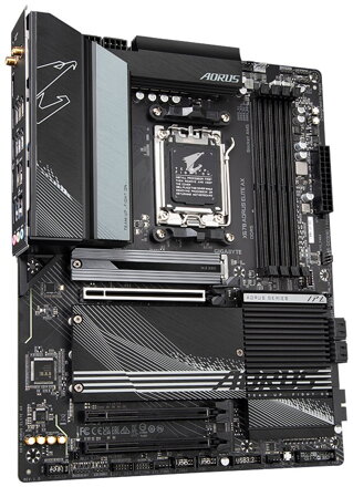GIGABYTE X670 AORUS ELITE AX / AMD X670 / AM5 / 4x DDR5 DIMM / 4x M.2 / HDMI / USB-C / WiFi / ATX
