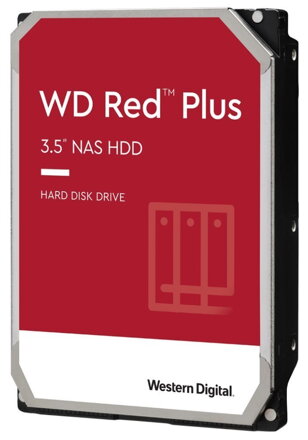 WD RED PLUS 4TB / WD40EFPX / SATA III/  Interní 3,5"/ 7200rpm / 256MB