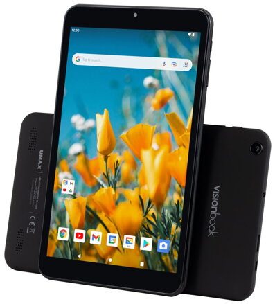 UMAX tablet PC VisionBook 8L Plus/ 8" IPS/ 1280x800/ Allwinner A133/ 2GB/ 32GB Flash/ micro USB/ micro SD/ Android 12