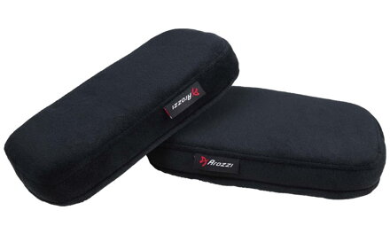 AROZZI Memory Foam Armrest Pads/ náhradne podrúčky pre herné kreslo/ paměťová pena/ čierne