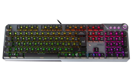 MSI herná klávesnica VIGOR GK71 Sonic Red/ drôtová/ mechanická/ RGB podsvietenie/ USB/ CZ layout