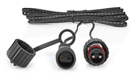 NEDIS prodlužovací kabel pro chytrá dekorativní LED/ černý/ 3 m