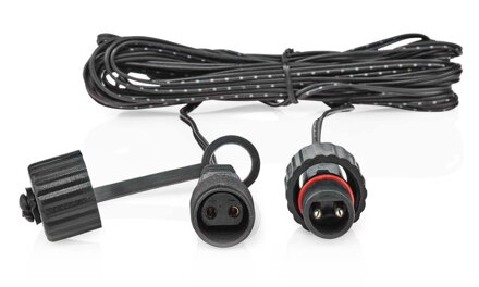 NEDIS prodlužovací kabel pro chytrá dekorativní LED/ černý/ 5 m