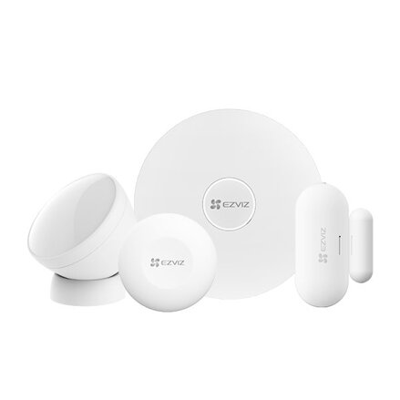 EZVIZ Home Sensor Kit/ Wi-Fi/ Zigbee 3.0/ domáca brána/ PIR senzor/ senzor otvorenia/zavrenia/ smart tlačítko/ biela