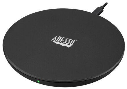 Adesso AUH-1010/ bezdrátová nabíječka 10W Max Qi/ LED indikátor/ 1  cívka