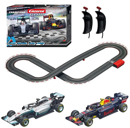 CARRERA GO autodráha F1 Mercedes vs Red Bull/ exkluzívna edicia aktuálnych aut F1 v mierke 1:43/ dráha 4,3m /2 ovládače
