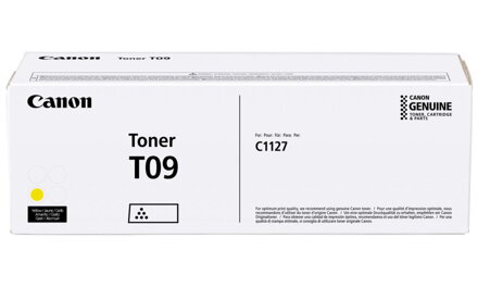 Canon originální toner T09Y - žlutý - výtěžnost 5900 stran