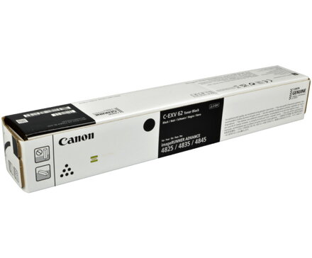 Canon originální  TONER CEXV62 BLACK iR-ADV 48xx  42 000 stran A4 (5%)