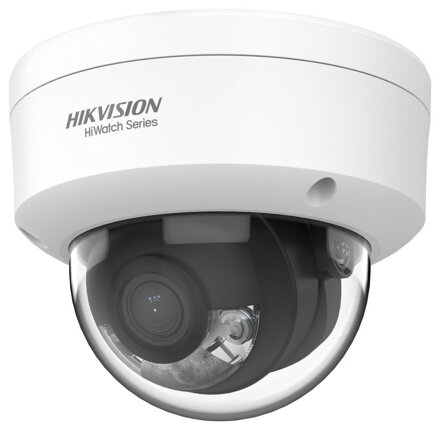 HIKVISION HiWatch IP kamera HWI-D149H(D)/ Dome/ 4Mpix/ objektiv 2,8 mm/ H.265+/ krytí IP67+IK08/ LED až 30m/ kov+plast