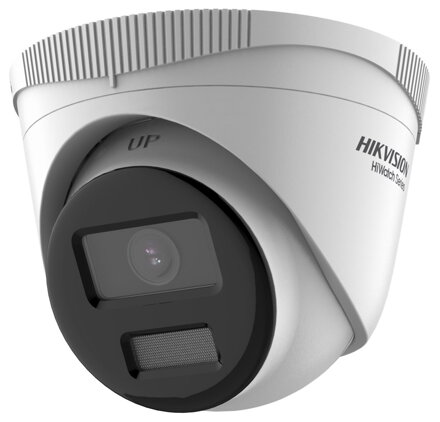 HIKVISION HiWatch IP kamera HWI-T229H(C)/ Turret/ 2Mpix/ objektiv 2,8 mm/ H.265+/ krytí IP67/ LED až 30m/ kov+plast
