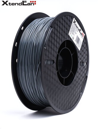 XtendLAN TPU filament 1,75mm šedý 1kg