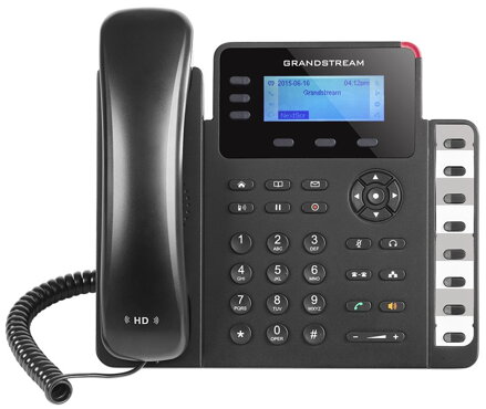Grandstream GXP1630 VoIP telefon, 3x SIP, podsvícený 2,98" displej, 8x BLF