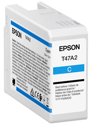 Epson inkoustová náplň/ C13T47A200/ Singlepack Cyan/ UltraChrome