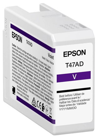 Epson inkoustová náplň/ C13T47AD00/ Singlepack Violet/ UltraChrome