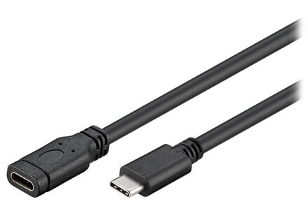 PremiumCord USB- C prodlužovací kabel (USB 3.2 generation 1), C/M - C/F, 2m