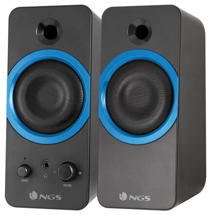 NGS herní reproduktory GSX-200/ 2.0/ 20W/ Superbass/ Černé