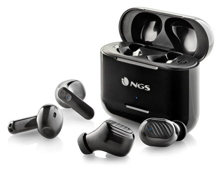 NGS sluchátka s mikrofonem ARTICADUOBLACK/ BT/ Hands Free/ Černé