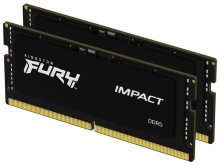 KINGSTON FURY Impact 32GB DDR5 5600MHz / CL40 / SO-DIMM / Kit 2x 16GB