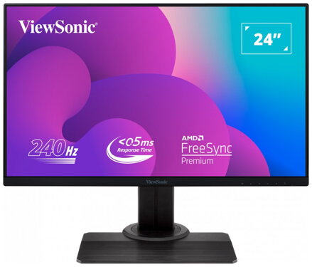 ViewSonic XG2431/ 24"/ IPS/ 16:9/ 1920x1080/ 240Hz/ 1ms/ 350cd/m2/ FreeSync / DP / 2xHDMI / 2xUSB-A / USB-B/PIVOT/repro