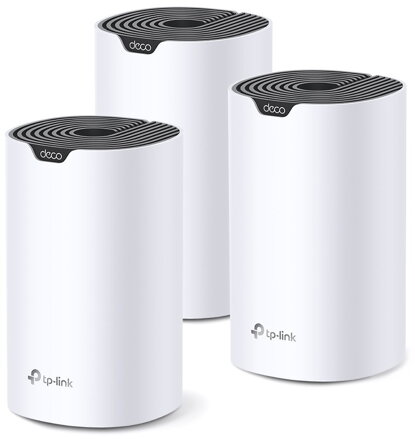 TP-Link Deco S7(3-pack) - Mesh systém AC1900 s Wi-Fi pro celoplošné pokrytí domácnosti, 3x Gigabit WAN/LAN