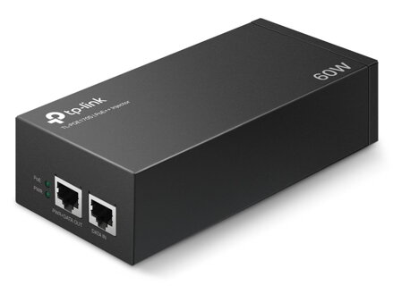 TP-Link TL-POE170S Gigabitový PoE injektor, 802.3af/at/bt, 60W