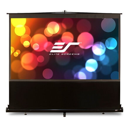 POŠKOZENÝ OBAL - ELITE SCREENS plátno teleskopické od podlahy vzhůru 120" (304,8 cm)/ 16:9/ 150,1 x 266,7 cm/ Gain 1,1/ case č...