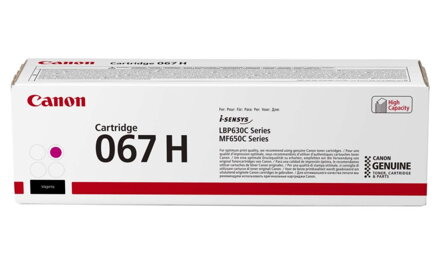 Canon originální toner 067H purpurová pro i-SENSYS MF657Cdw (2350 str.)