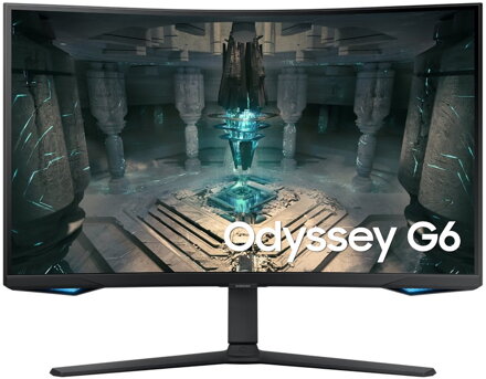 Samsung Odyssey G65B/ 32"/ prohnutý/ 2560x1440/ VA/ 1ms/ 350 cd/m2/ DP/ HDMI/ USB/ LAN/ WiFi/ BT/ VESA/ PIVOT/ černý