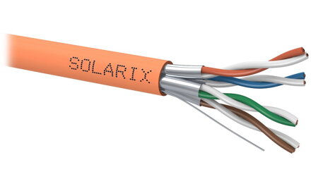 Solarix Kabel CAT6A STP LSOH B2ca-s1,d1,a1 500m/cívka SXKD-6A-STP-LSOH-B2ca