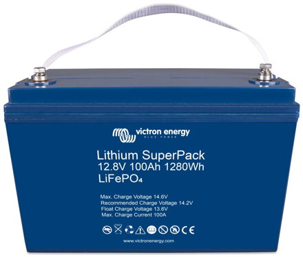 Victron LiFePO4 akumulátor Lithium SuperPack High Current 12,8 V/100 Ah