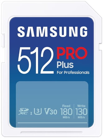 Samsung SDXC 512GB PRO PLUS