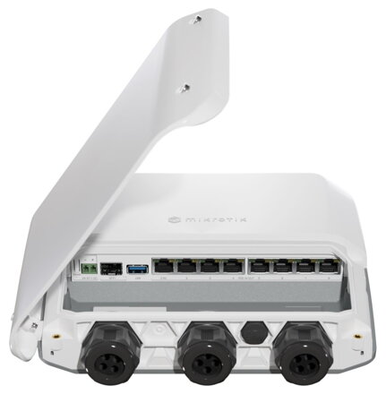 MikroTik RouterBOARD RB5009UPr+S+OUT, 4x 1,4 GHz, 7x Gbit PoE LAN, 1x 2,5 Gbit PoE LAN, USB 3.0, SFP+, L5