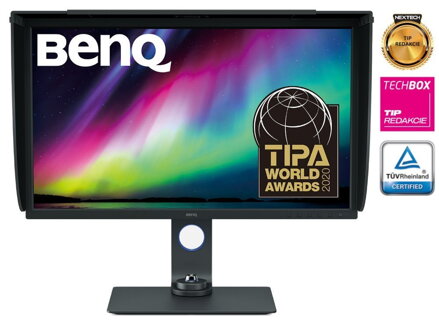 POŠKOZENÝ OBAL - BENQ 32" LED SW321C/ IPS panel/ 3840x2160/ 1000:1/ 5ms/ 2x HDMI/ DP/ USB/ USB-C/ čtečka karet/ černý